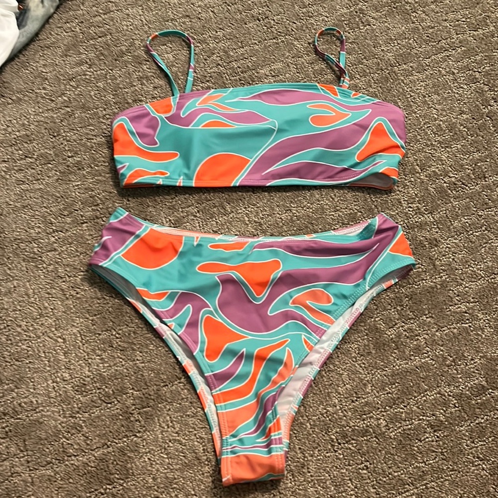 brand new bathing suit bottoms are a little cheeky not bad